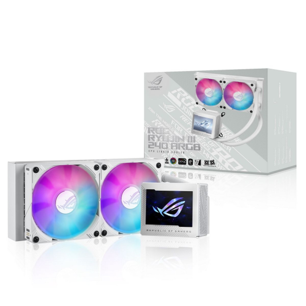 Система жидкостного охлаждения для процессора ASUS ROG RYUJIN III 240 ARGB White (90RC00K2-M0UAY0)