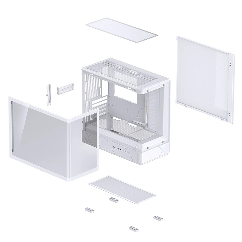 Компьютерный корпус JONSBO D200 TG White