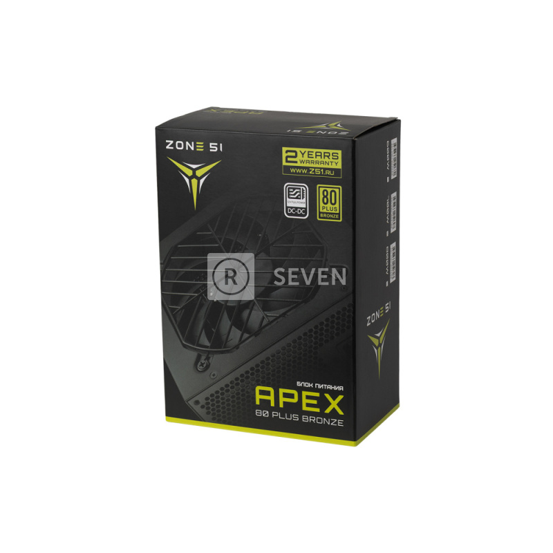 Блок питания Zone 51 600W Apex 80Plus Bronze (Z51BRZ600BK)