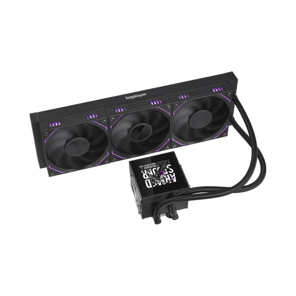 Система жидкостного охлаждения для процессора 1STPLAYER F.A.S.T. FT-360 Black (FT-360-BK)