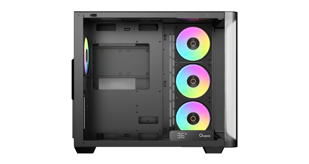 Компьютерный корпус Ocypus Iota C70 BK Curve Glass ARGB Digital TG Black (Iota-C70-BKD400CD-GL)
