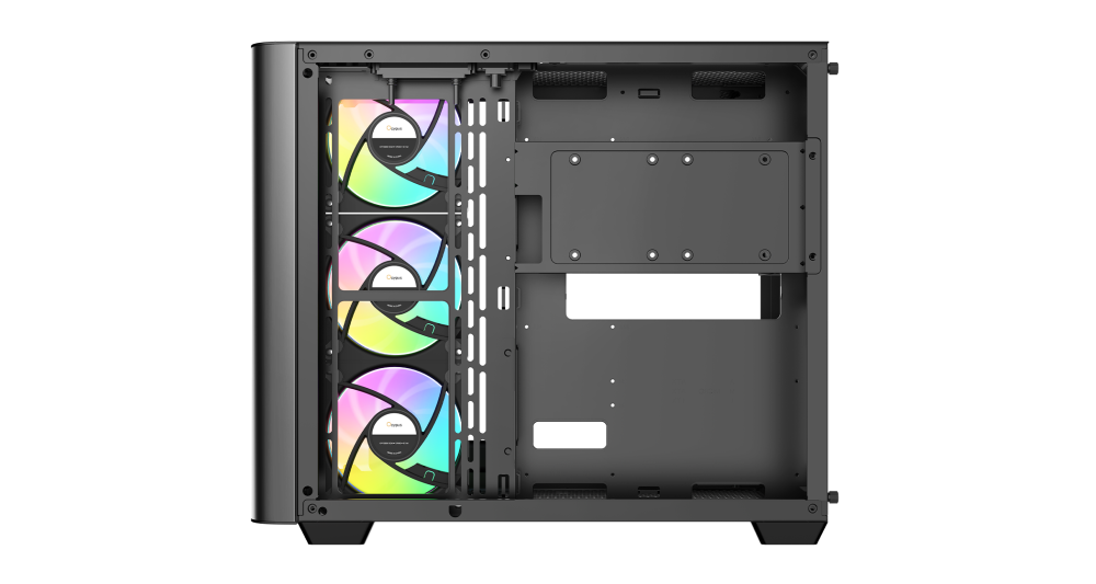 Компьютерный корпус Ocypus Iota C70 BK Curve Glass ARGB Digital TG Black (Iota-C70-BKD400CD-GL)