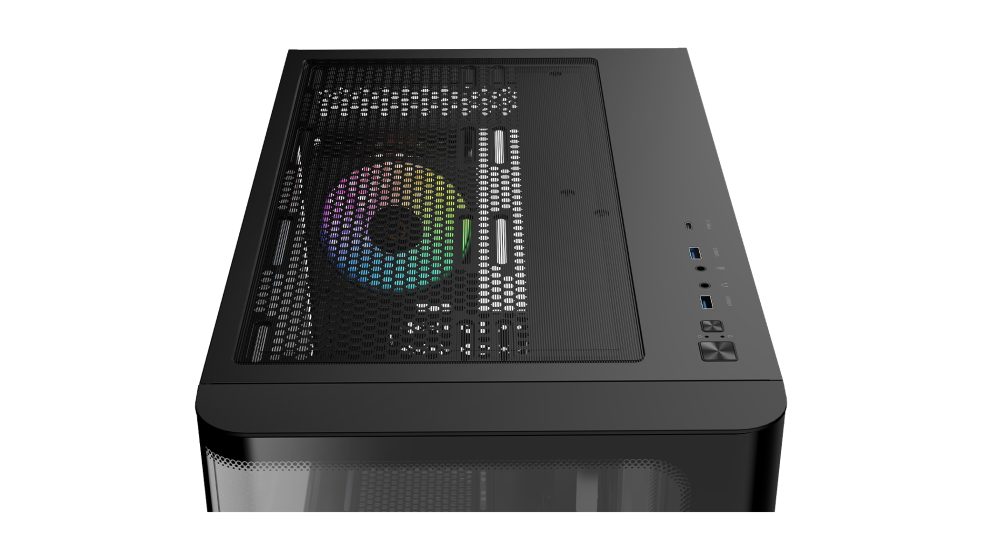Компьютерный корпус Ocypus Iota C70 BK Curve Glass ARGB Digital TG Black (Iota-C70-BKD400CD-GL)