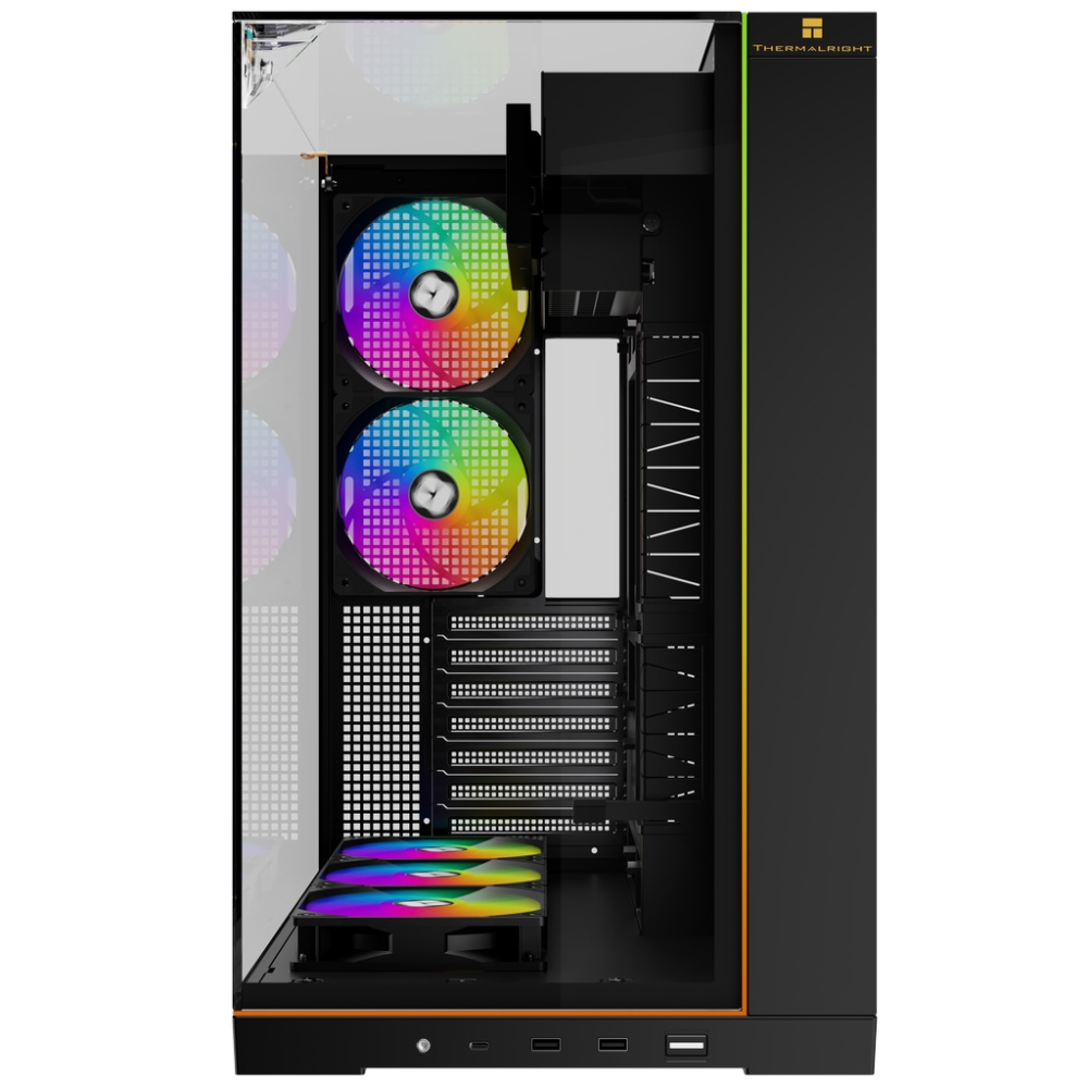 Компьютерный корпус Thermalright TR-A70 Vision FAN5-C TG ARGB Black (TRA70VF5CB)