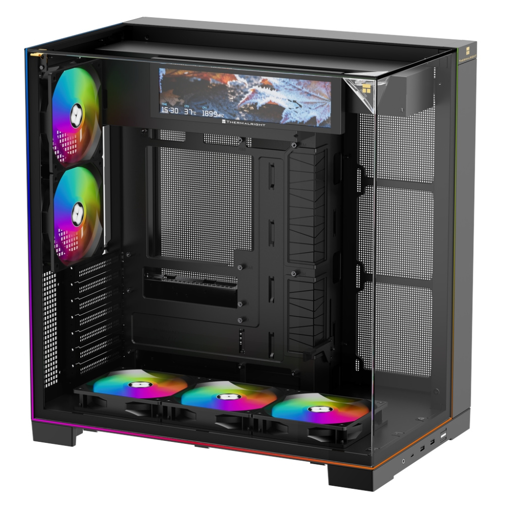 Компьютерный корпус Thermalright TR-A70 Vision FAN5-C TG ARGB Black (TRA70VF5CB)