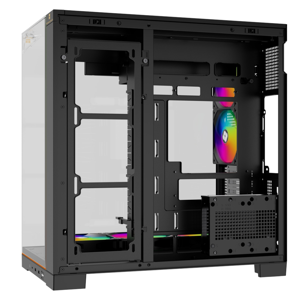 Компьютерный корпус Thermalright TR-A70 Vision FAN5-C TG ARGB Black (TRA70VF5CB)