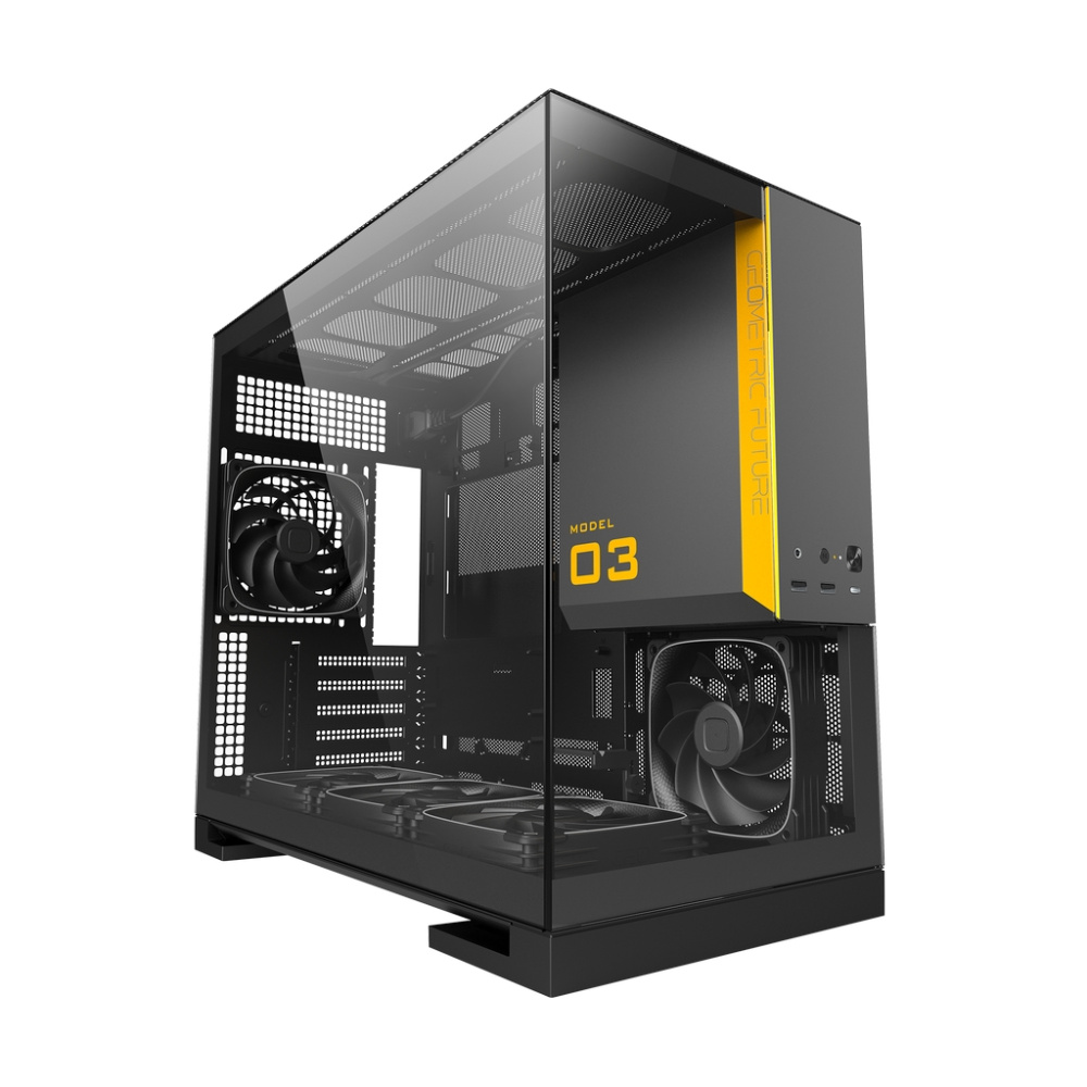 Компьютерный корпус Geometric Future Model 3 TG Black/Gray with ARGB fans (1AM3NZBK00110)