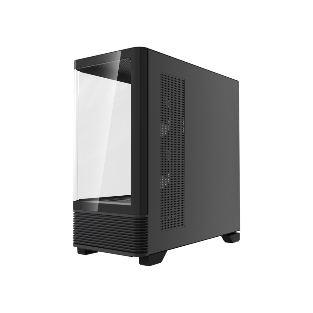 Компьютерный корпус Powercase Vision Micro M6B Curve Glass ARGB Black (CVMM6B-A3)