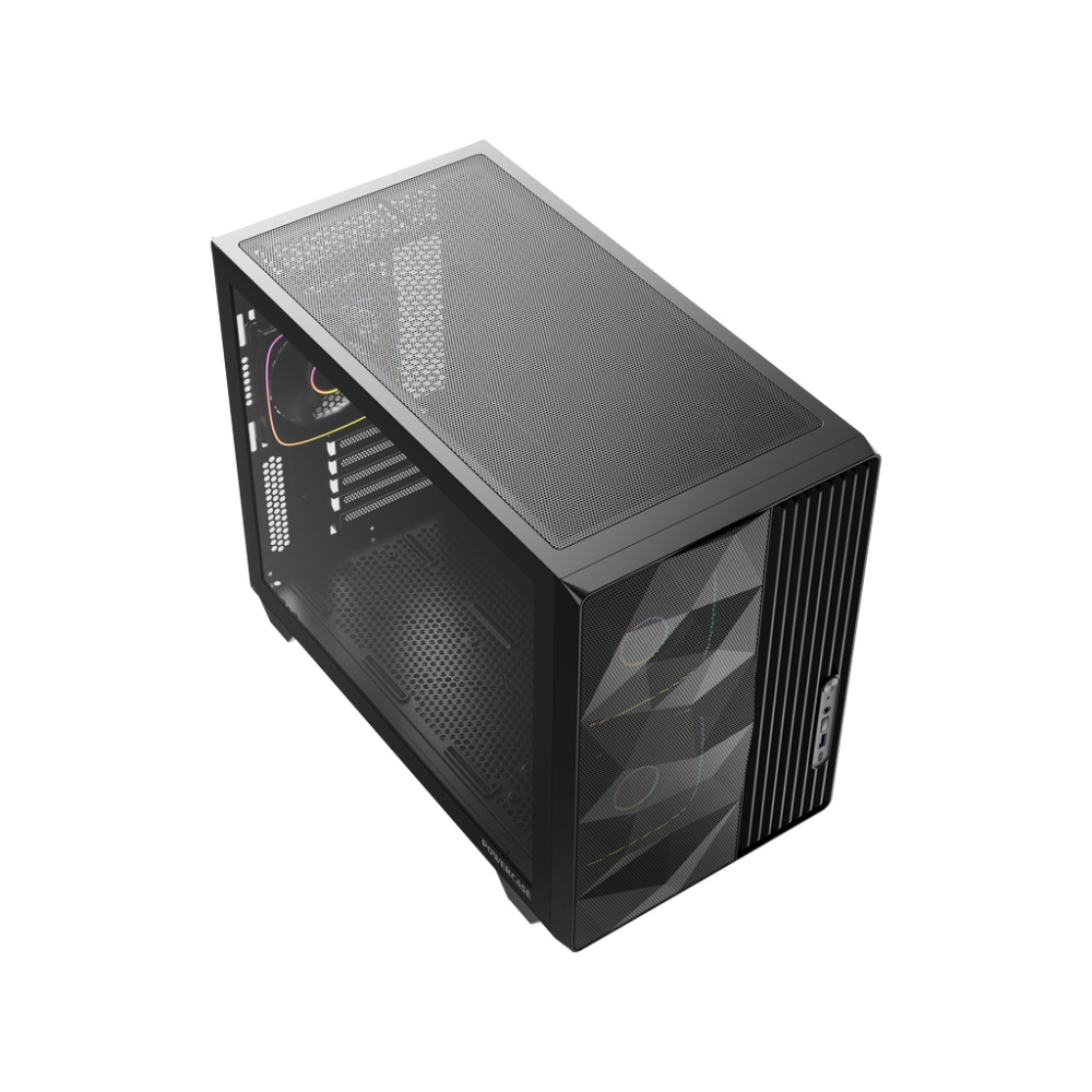 Компьютерный корпус Powercase TX3 TG ARGB Black (CTX3AB-A3)