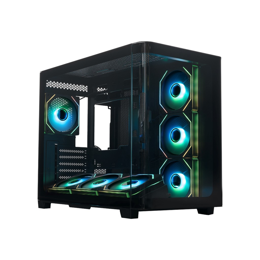 Компьютерный корпус XASTRA QR500 7ARGB-FM-C10-UC Curve Glass ARGB Black (QR500-7FM12A-C10-UC)