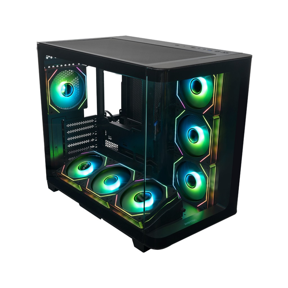 Компьютерный корпус XASTRA QR500 7ARGB-FM-C10-UC Curve Glass ARGB Black (QR500-7FM12A-C10-UC)