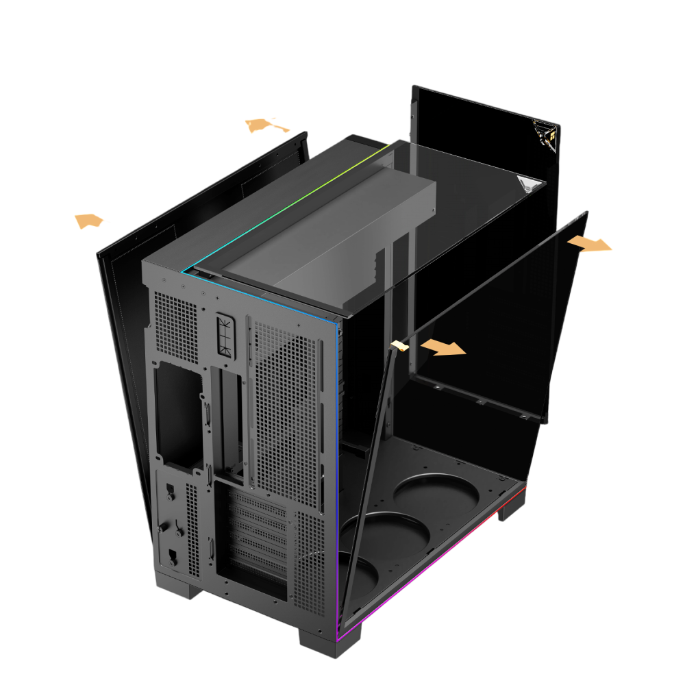 Компьютерный корпус Thermalright TR-A70 ARGB FAN5-C Black (TRA70AF5CB)