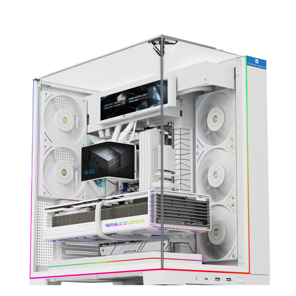 Компьютерный корпус Thermalright TR-A70 Vision FAN5-C White (TRA70VF5CW)