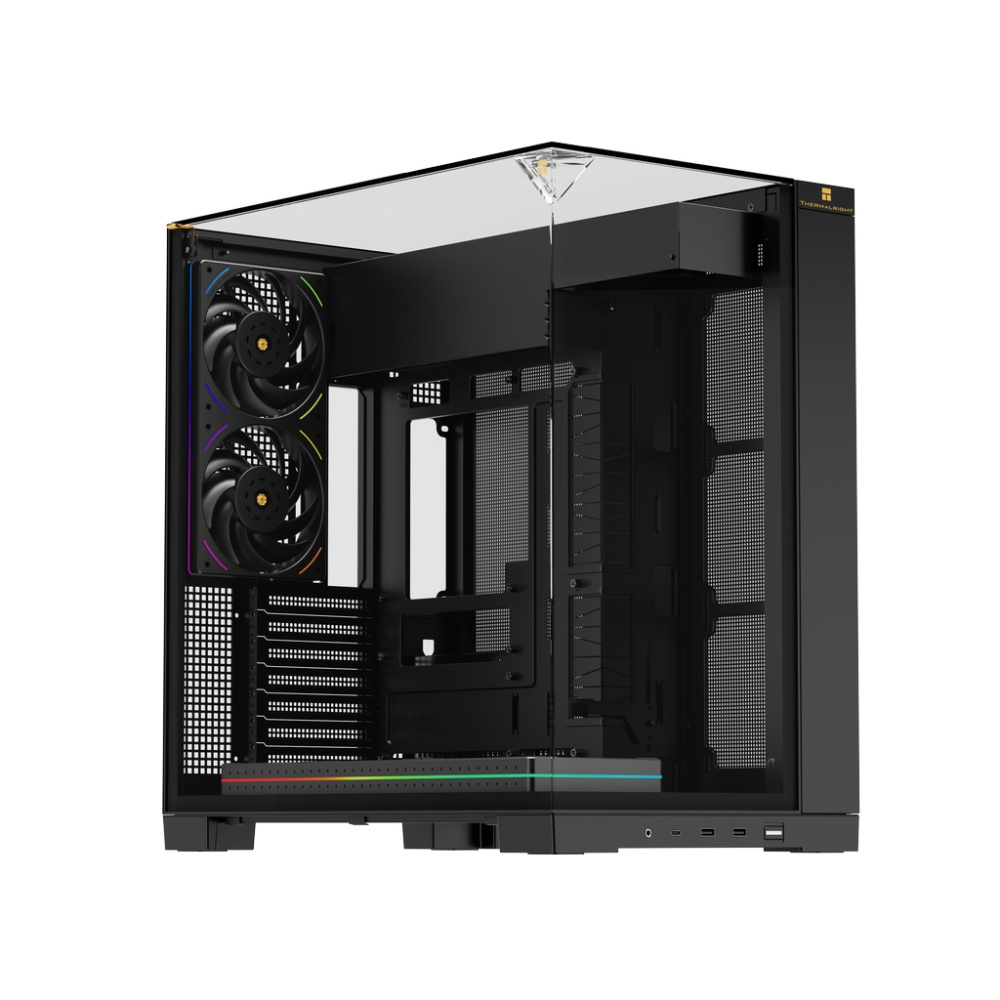 Компьютерный корпус Thermalright TR-A70 Vision FanUB TG Black (TRA70VFUBB)