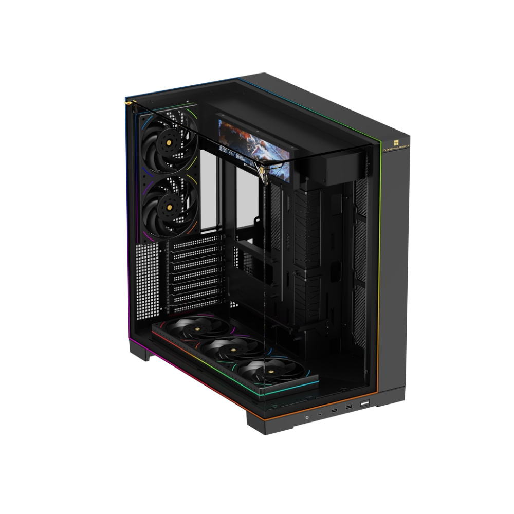 Компьютерный корпус Thermalright TR-A70 Vision FanUB TG Black (TRA70VFUBB)