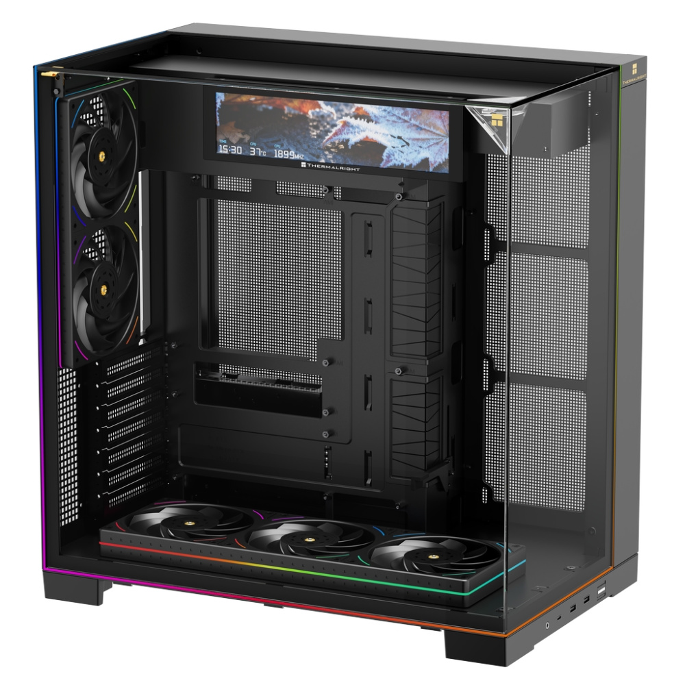 Компьютерный корпус Thermalright TR-A70 Vision FanUB TG Black (TRA70VFUBB)