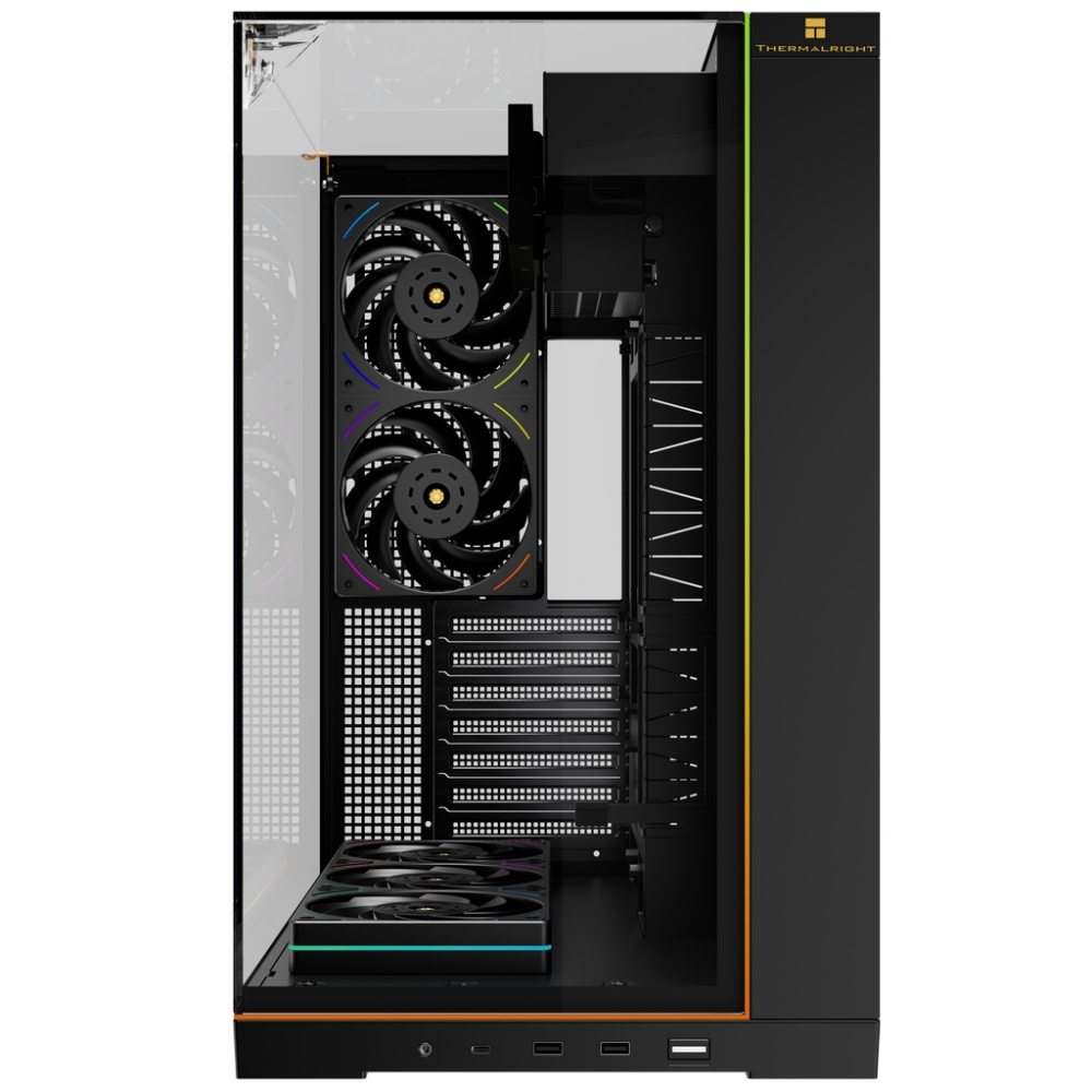 Компьютерный корпус Thermalright TR-A70 Vision FanUB TG Black (TRA70VFUBB)