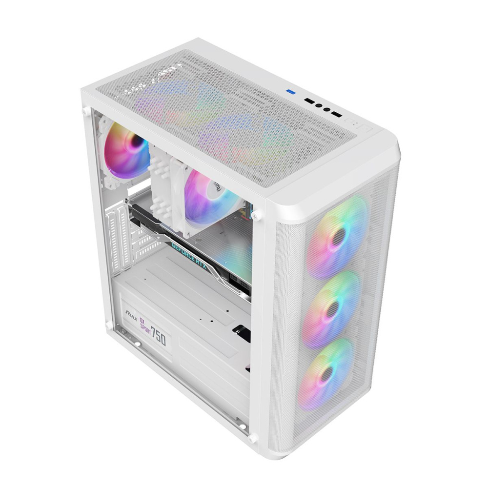 Компьютерный корпус ALSEYE Audin-WH TG ARGB White (AS.07.0179)