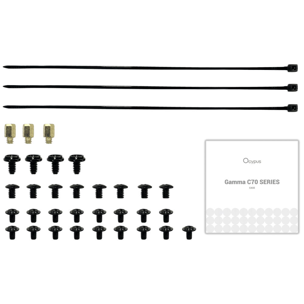 Компьютерный корпус Ocypus Gamma C70 BK TG Black (Gamma-C70-BKG000XX-GL)