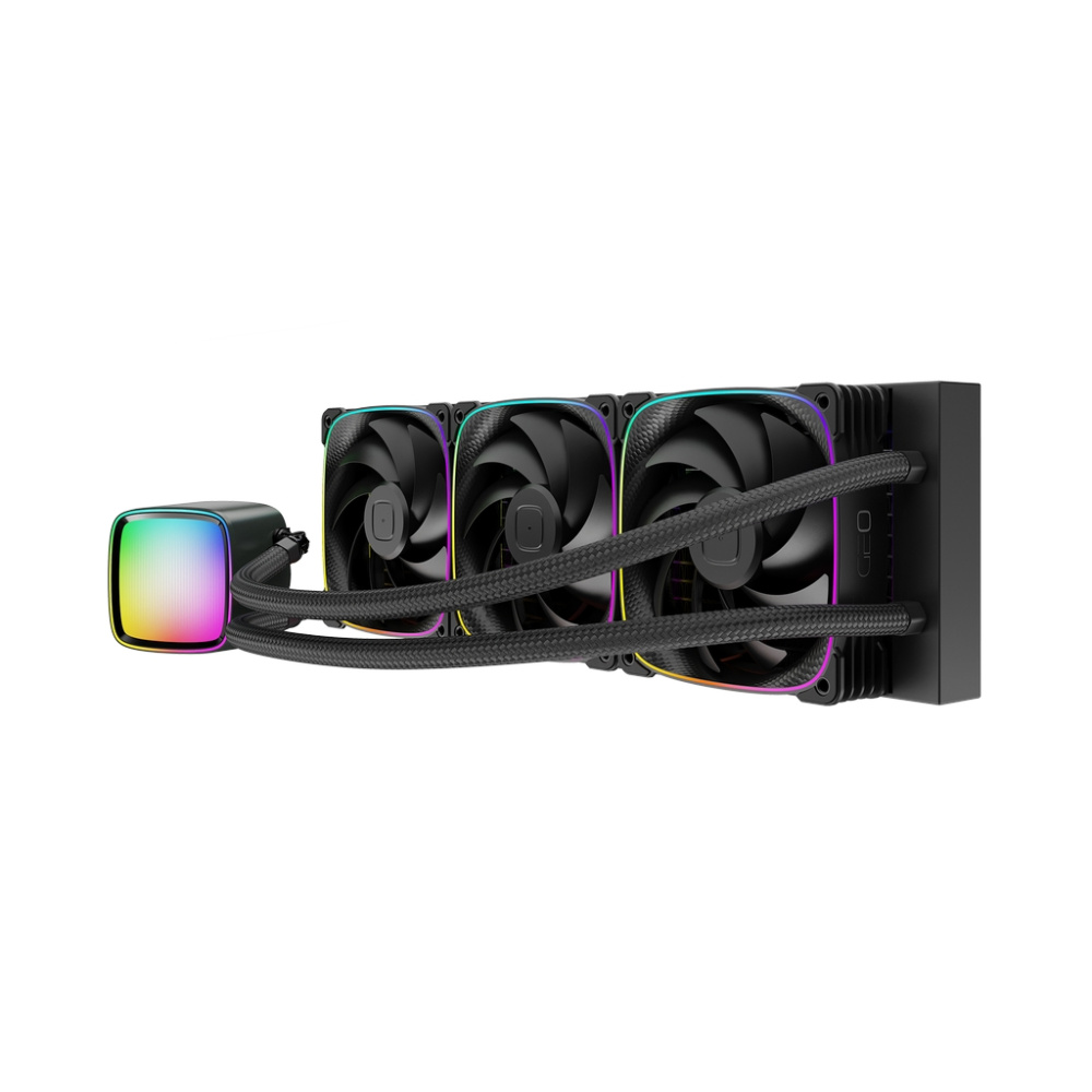Система жидкостного охлаждения для процессора Geometric Future Eskimo Plus 360 ARGB Black (1C303B1361000)