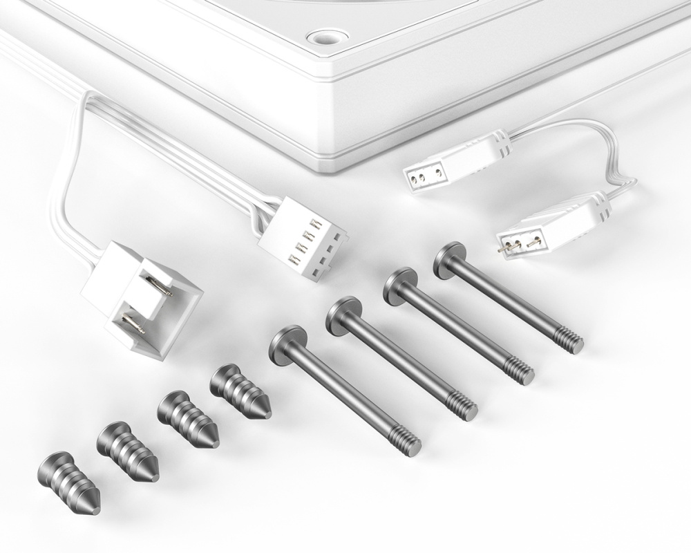 Комплект вентиляторов для корпуса ID-COOLING AS-140-ARGB-W DUET (2 in 1) ARGB White
