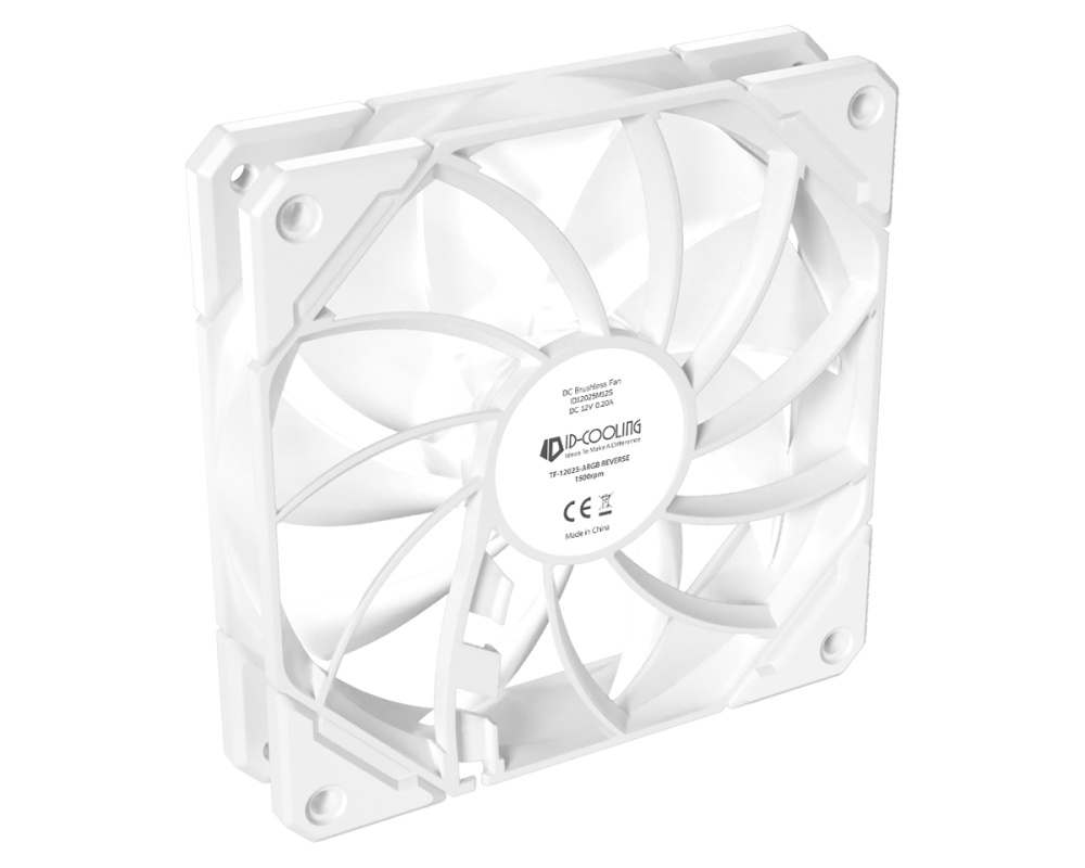 Вентилятор для корпуса ID-COOLING TF-12025-PRO ARGB REVERSE White