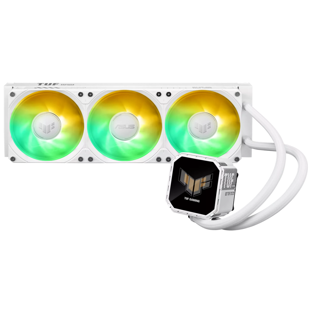 Система жидкостного охлаждения для процессора ASUS TUF GAMING LC III 360 ARGB LCD White (90RC01A2-B0EAY0)