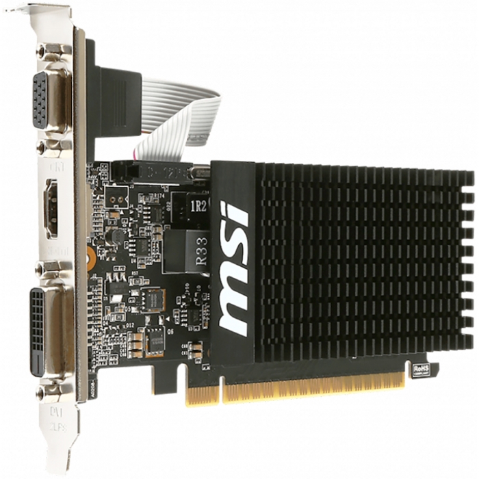 Видеокарта MSI (GT 710 2GD3H LP) GeForce GT 710 2GB Silent LowProfile