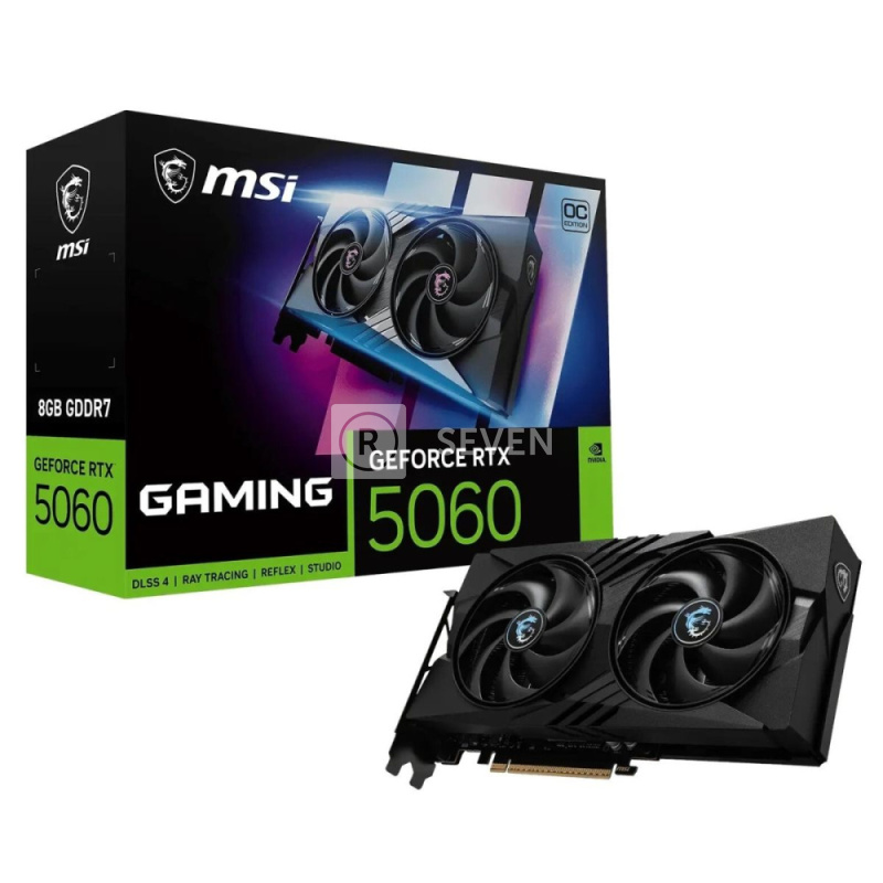 Видеокарта MSI (G5060-8GCV1) GeForce RTX 5060 8GB GAMING OC V1
