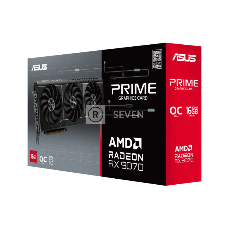 Видеокарта ASUS (PRIME-RX9070-O16G) Radeon RX 9070 16GB PRIME OC 90YV0LI1-M0NA00