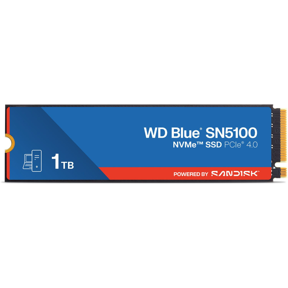 Твердотельный накопитель Western Digital 1000 Gb WD Blue (WDS100T5B0E)