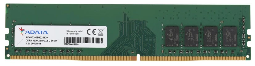 Оперативная память 8 Gb 3200 MHz ADATA Premier (AD4U32008G22-BGN)