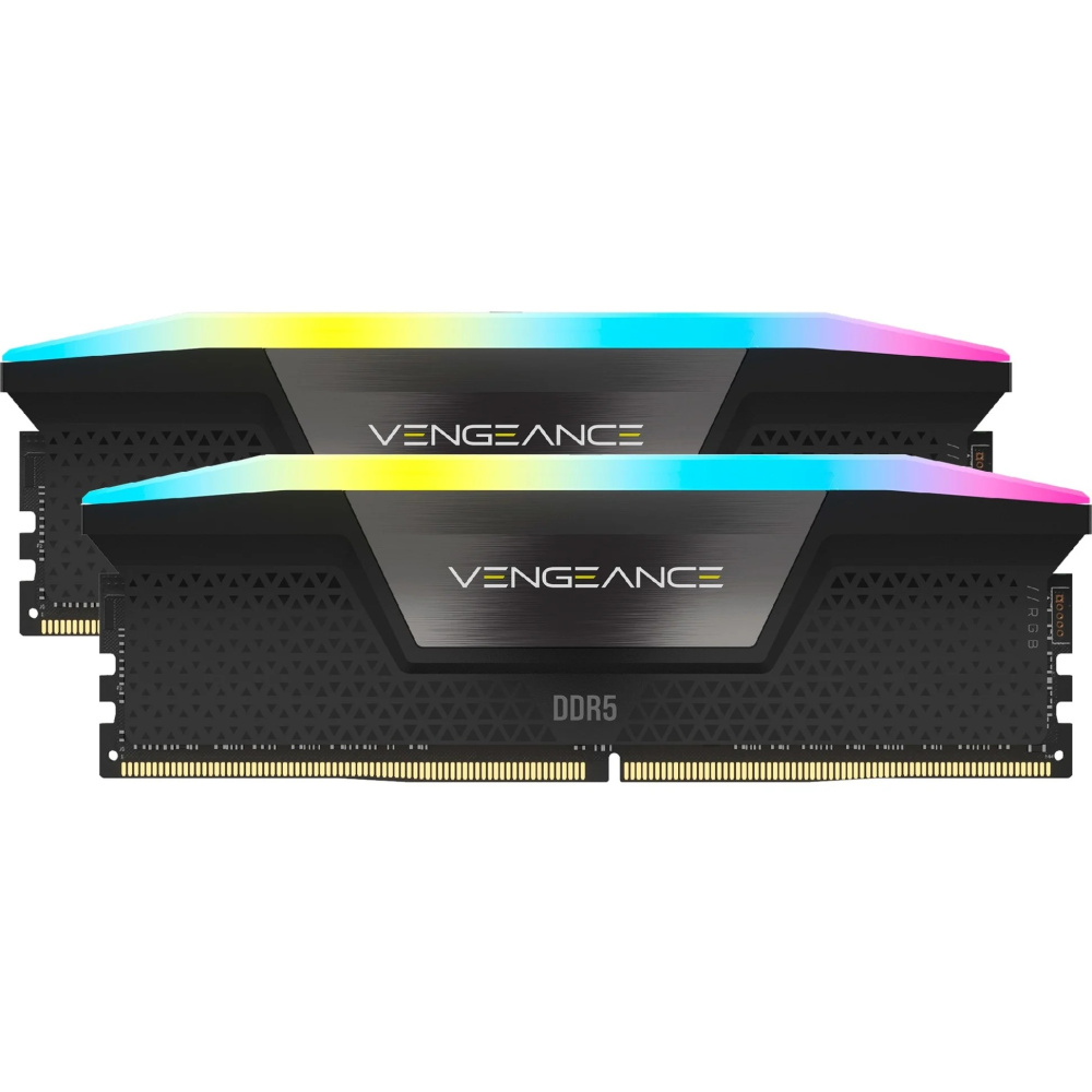 Оперативная память 32 Gb 6000 MHz Corsair VENGEANCE RGB Black (CMH32GX5M2B6000C38)