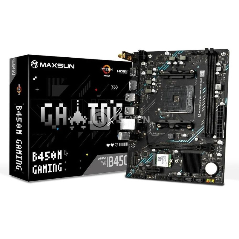Материнская плата MaxSun MS-B450M GAMING WIFI (6940709663509)