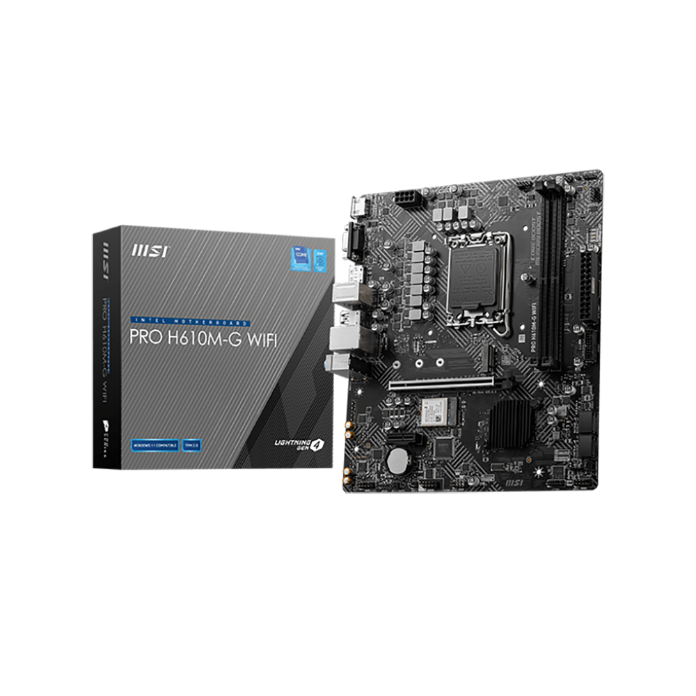 Материнская плата MSI PRO H610M-G WIFI