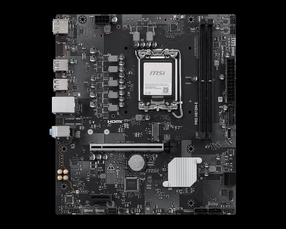 Материнская плата MSI H810 PRO H810M-E