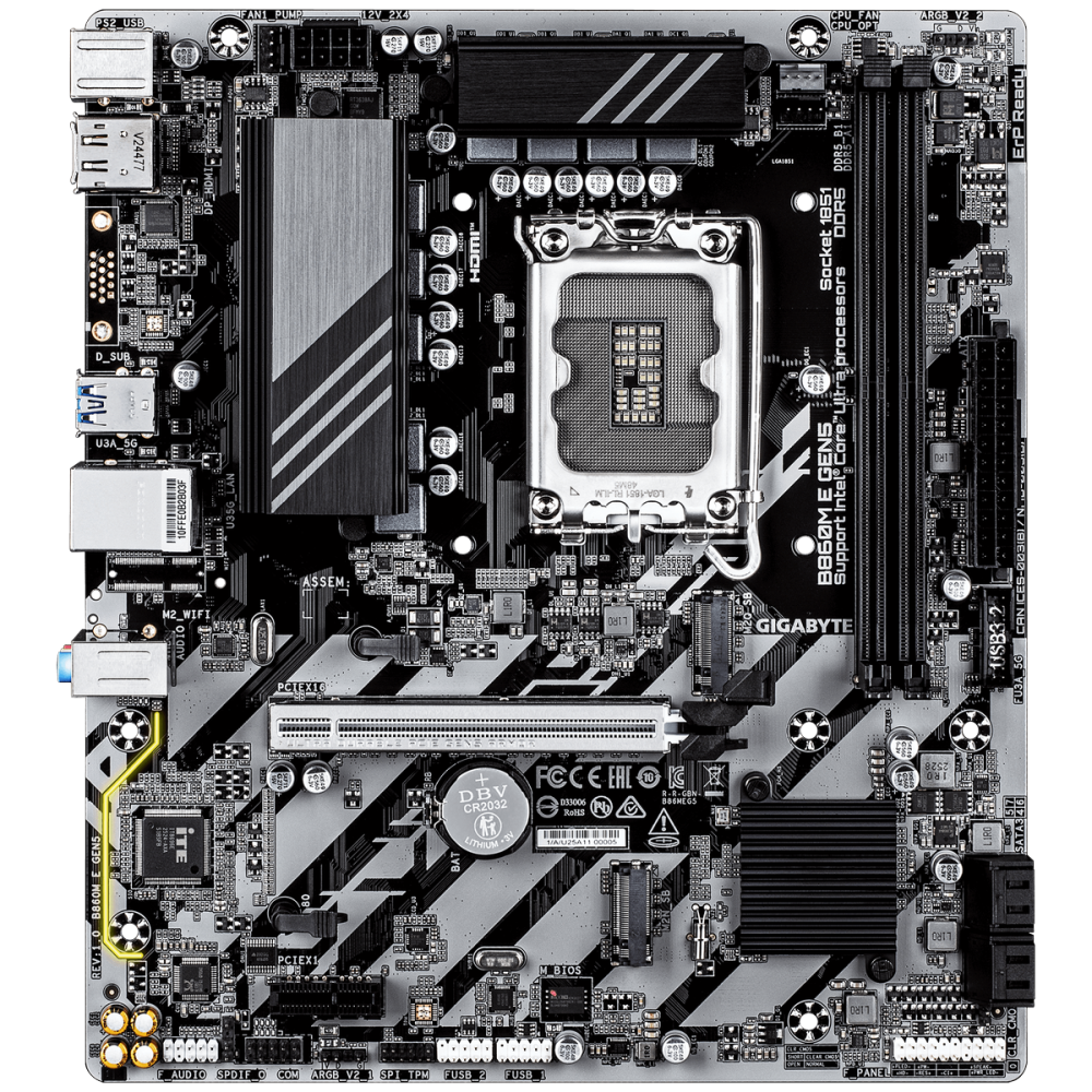 Материнская плата Gigabyte B860M E GEN5