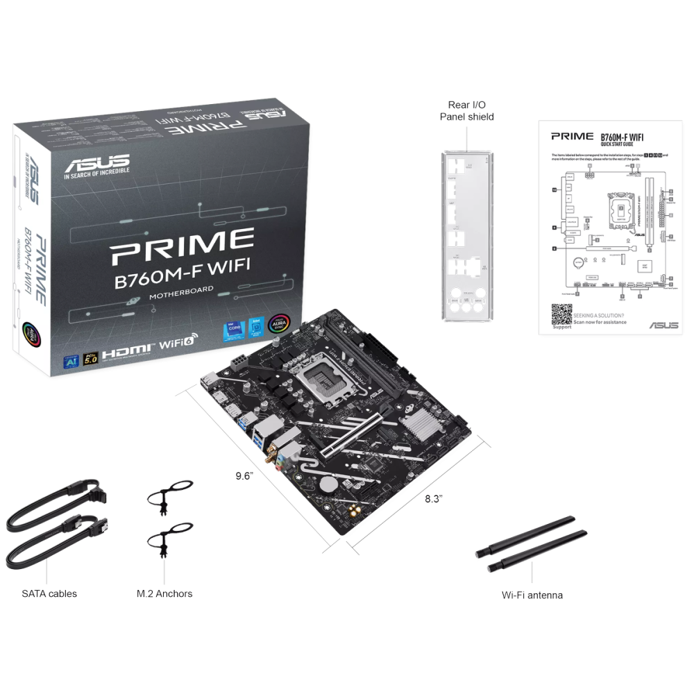 Материнская плата ASUS PRIME B760M-F WIFI (90MB1N00-M0EAY0)