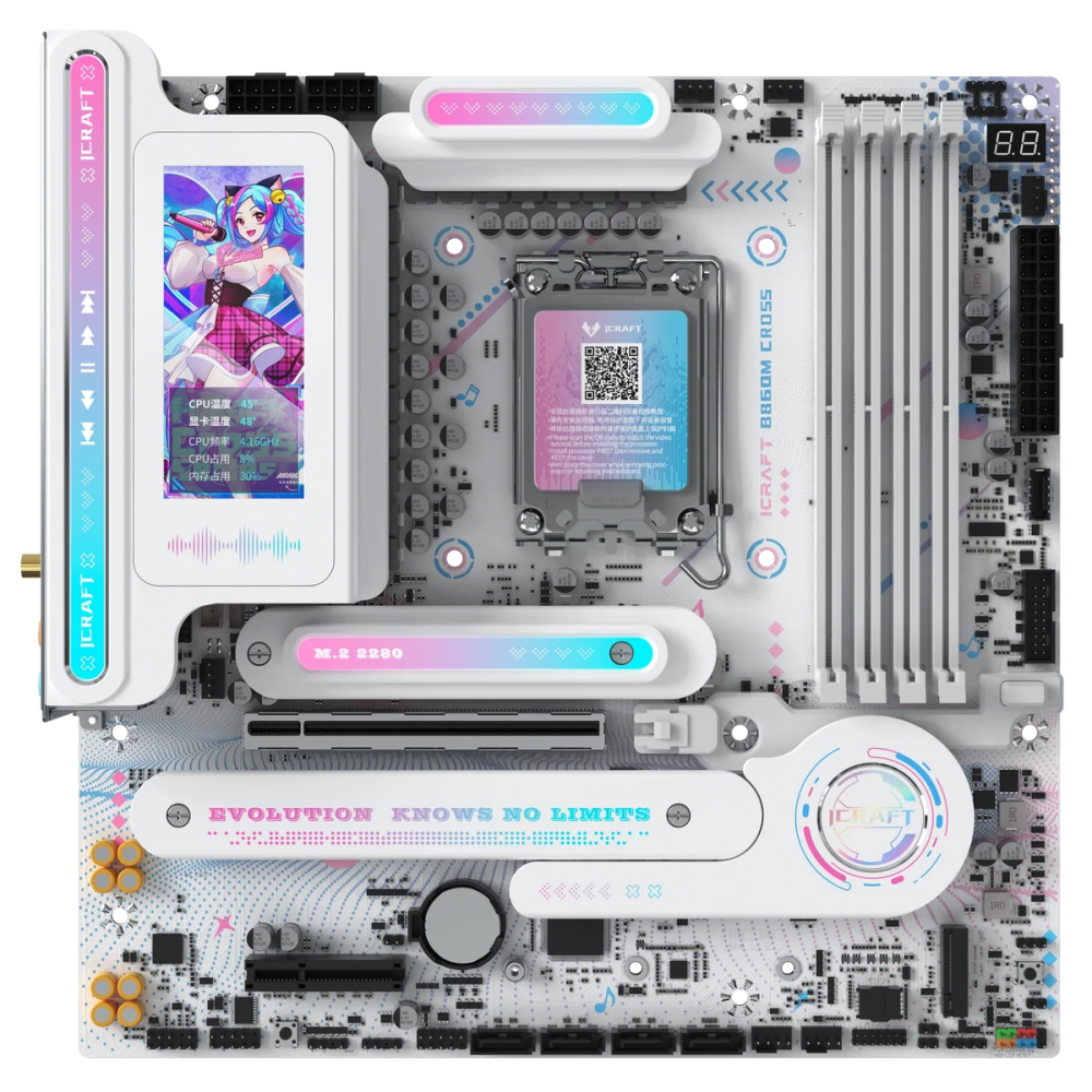 Материнская плата MaxSun MS-iCraft B860M CROSS PRO (6940709661710)