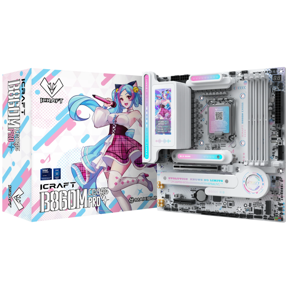 Материнская плата MaxSun MS-iCraft B860M CROSS PRO (6940709661710)