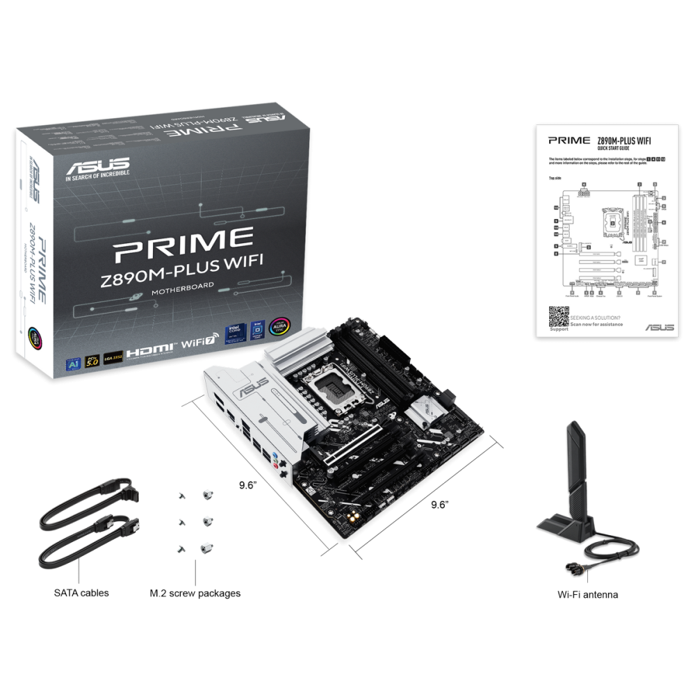 Материнская плата ASUS PRIME Z890M-PLUS WIFI (90MB1J80-M0EAY0)