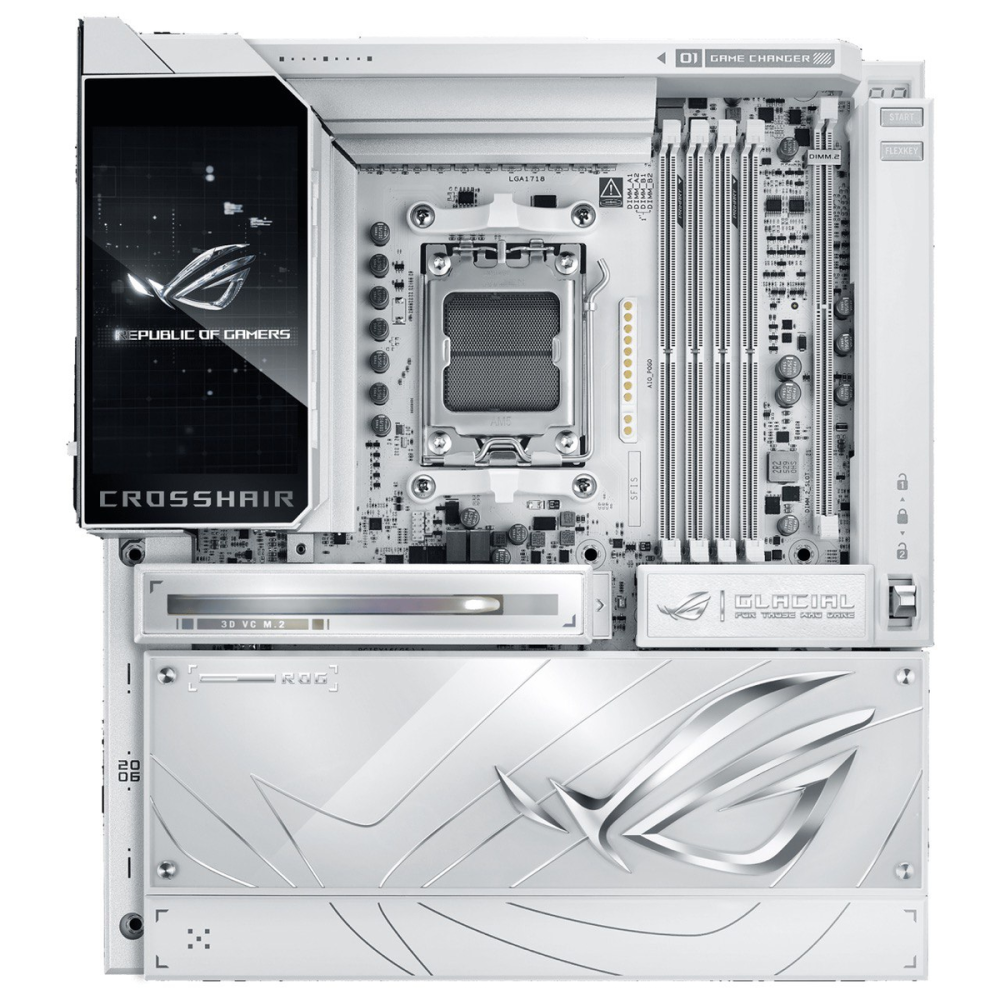 Материнская плата ASUS ROG CROSSHAIR X870E GLACIAL WIFI (90MB1NQ0-M0EAY0)