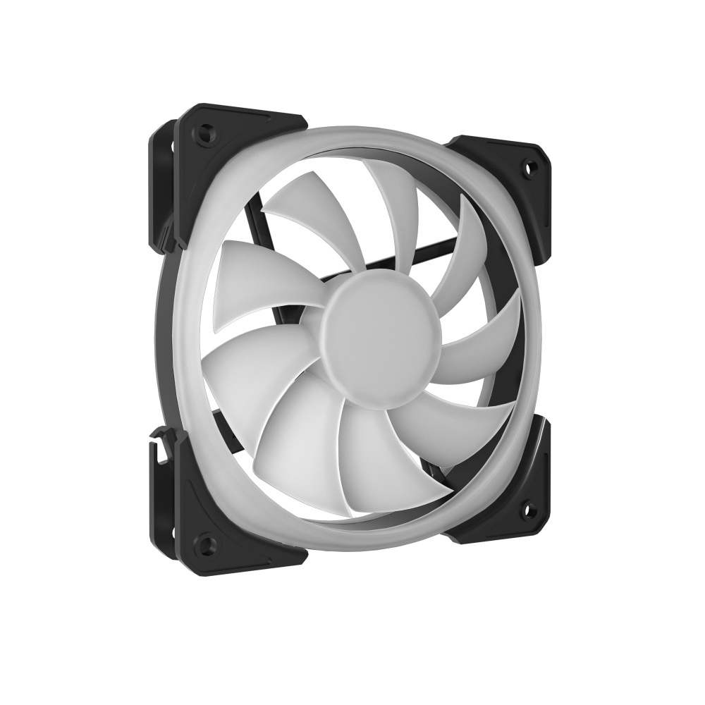 Вентилятор для корпуса Powercase ARGB Black (M21-14 ARGB) PWM Bulk