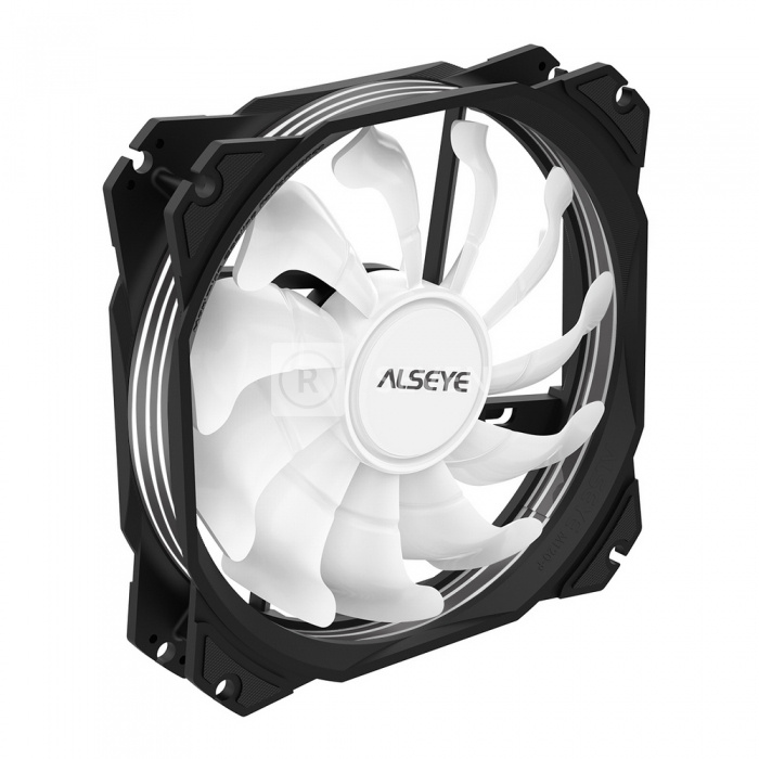 Вентилятор для корпуса ALSEYE Black M120-PB RGB