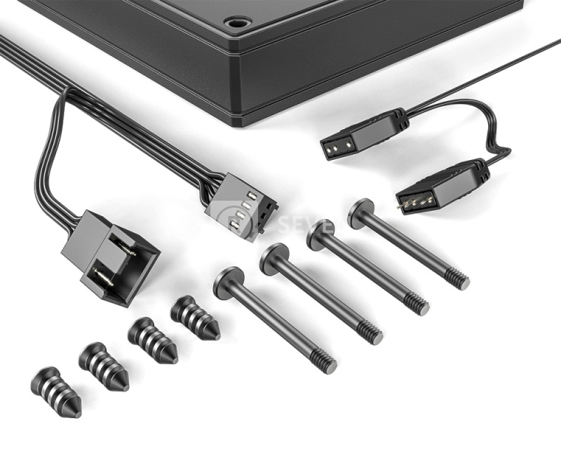 Вентилятор для корпуса ID-COOLING AS-140-ARGB-K ARGB Black