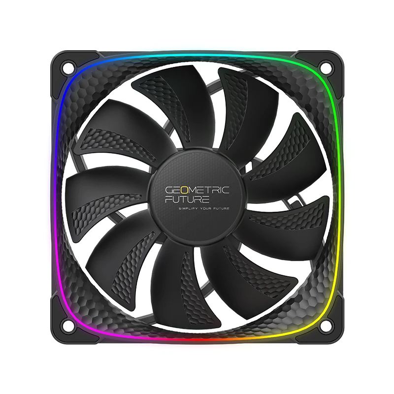 Вентилятор для корпуса Geometric Future Squama 2503RB 5V ARGB Reverse Black (1F2503R112001) (GF_SQM-2503RB-SP)