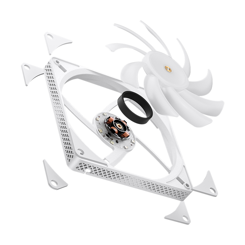 Вентилятор для корпуса JONSBO HF1415 White ARGB PWM