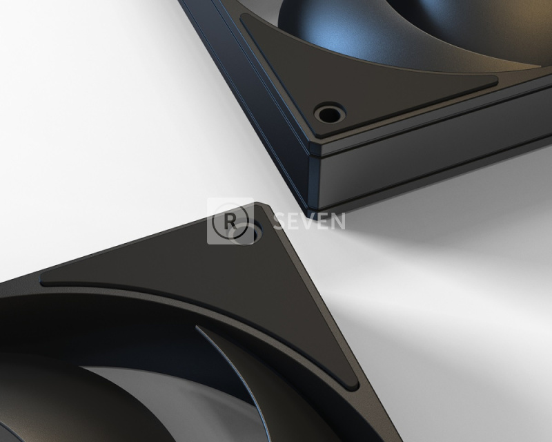 Комплект вентиляторов для корпуса ID-COOLING Black (AS-120-K TRIO)