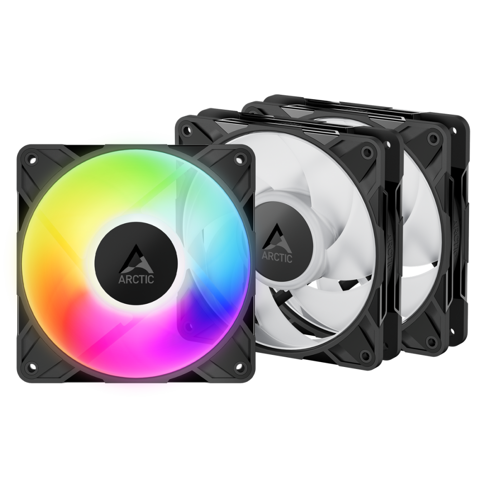 Комплект вентиляторов для корпуса Arctic Cooling P12 Pro ARGB LN Black (ACFAN00347A)