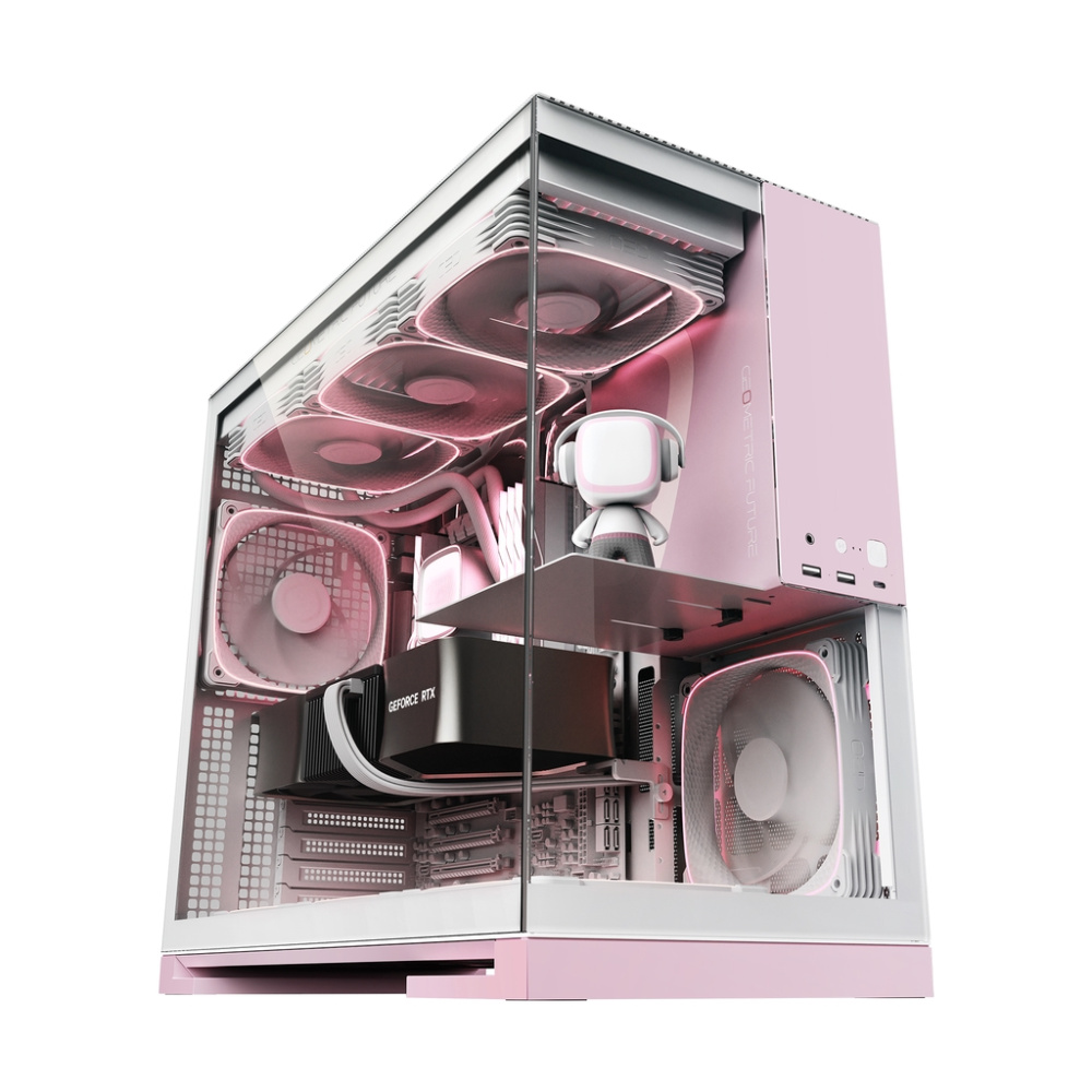 Компьютерный корпус Geometric Future Model 5 White Pink (1AM5WKPK00100)